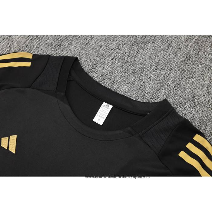 Chandal del Real Madrid 24-25 Manga Corta Negro - Pantalon Corto